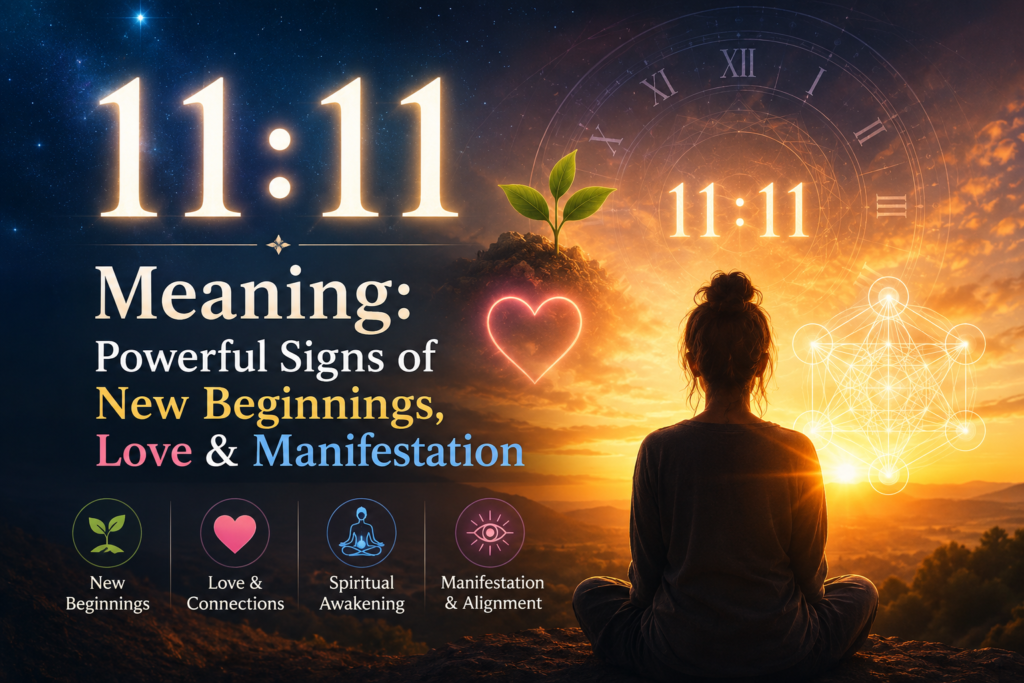 11:11 Meaning: Powerful Signs of New Beginnings, Love & Manifestation